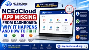NCEdCloud App Missing From Dashboard Guide