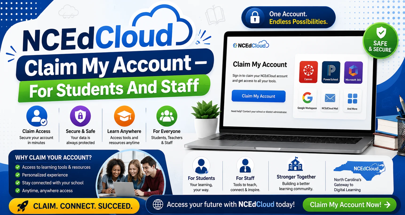 NCEdCloud Claim My Account