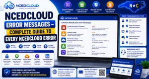 NCEdCloud Error Messages