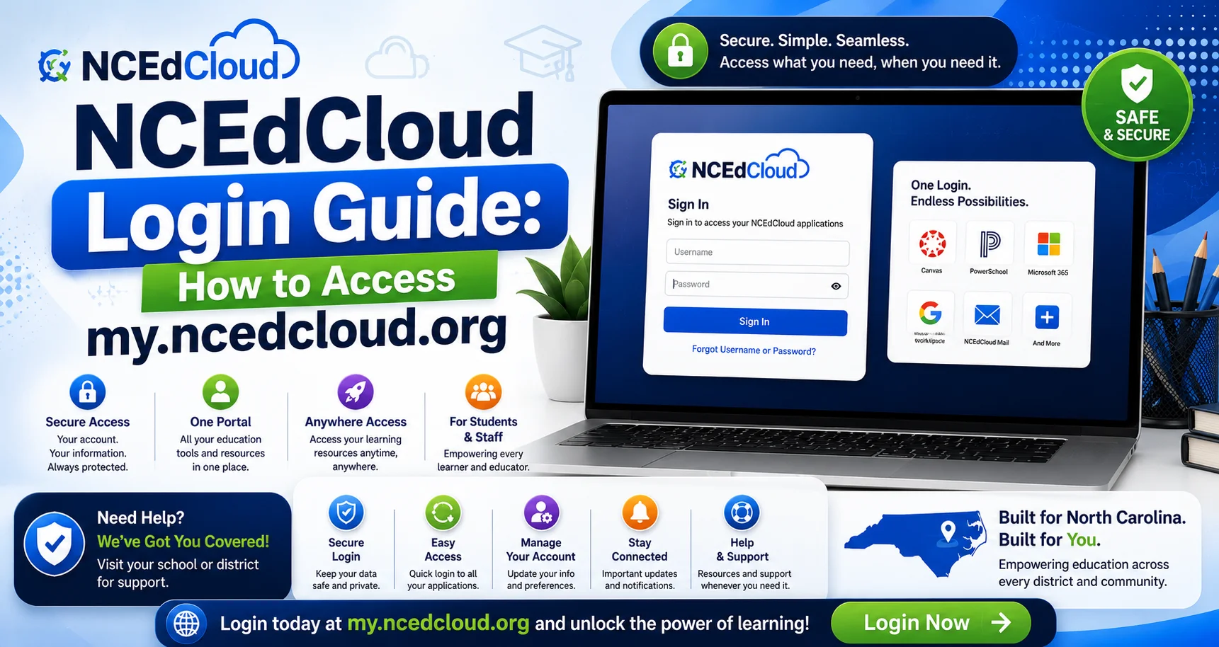 NCEdCloud Login Guide