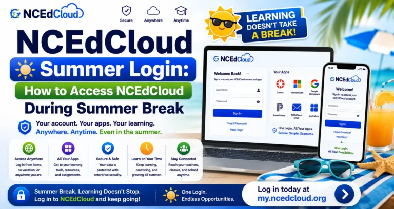 NCEdCloud Summer Login Guide